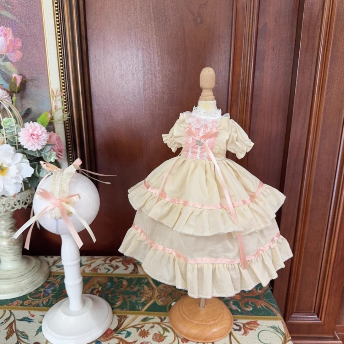 AF10696【Xmya】1/3Blythe,SD/DD,MSD,幼SD洋服2点セット