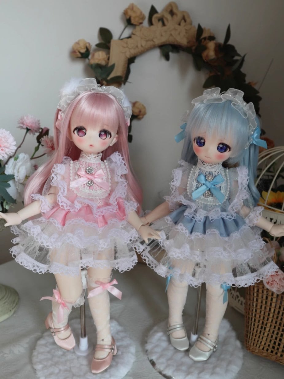 AF10699【Xmya】1/3Blythe,SD/DD,MSD,幼SD洋服4点セット