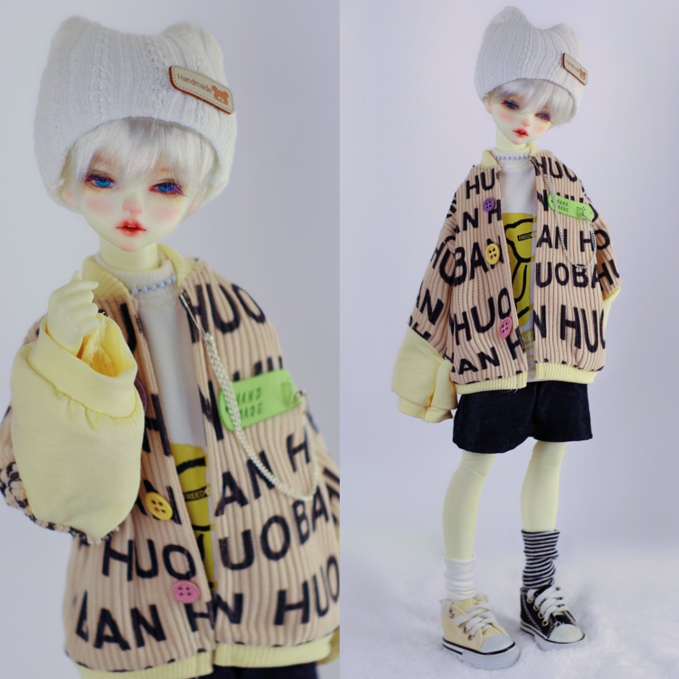 AF10703【xq】幼SD，MSD用洋服4点セット