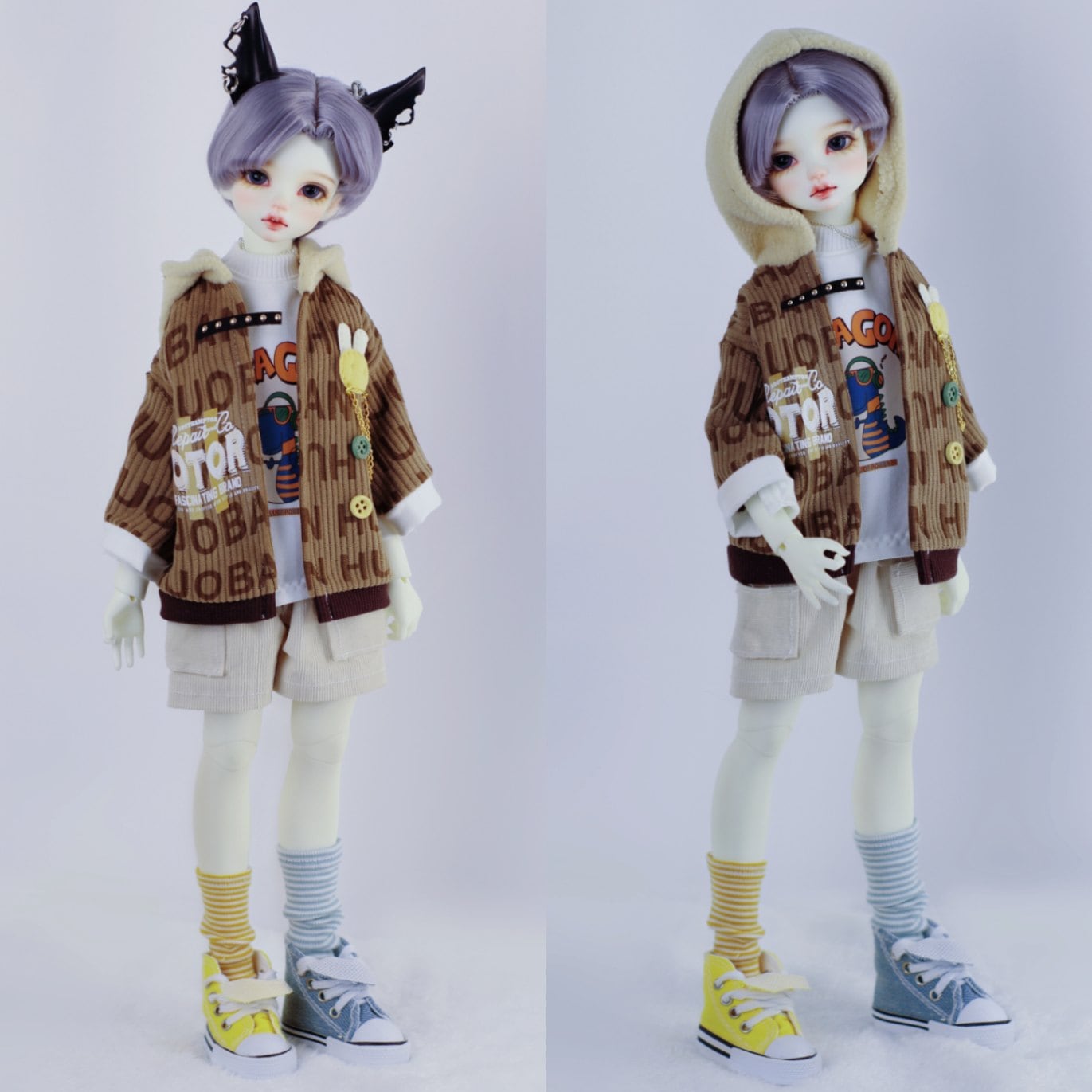 AF10704【xq】幼SD，MSD用洋服4点セット