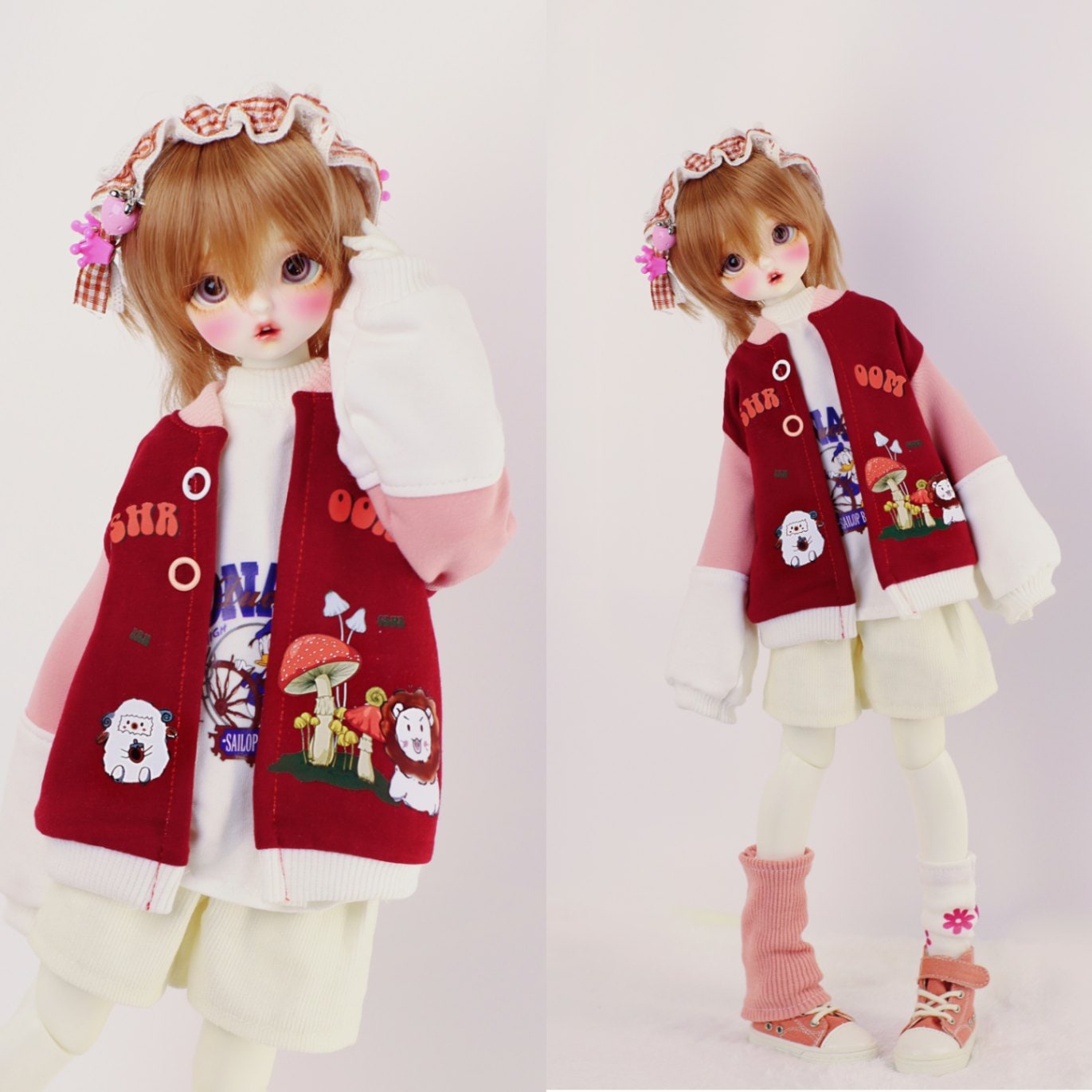 AF10716【xq】幼SD，MDD,MSD用洋服4点セット