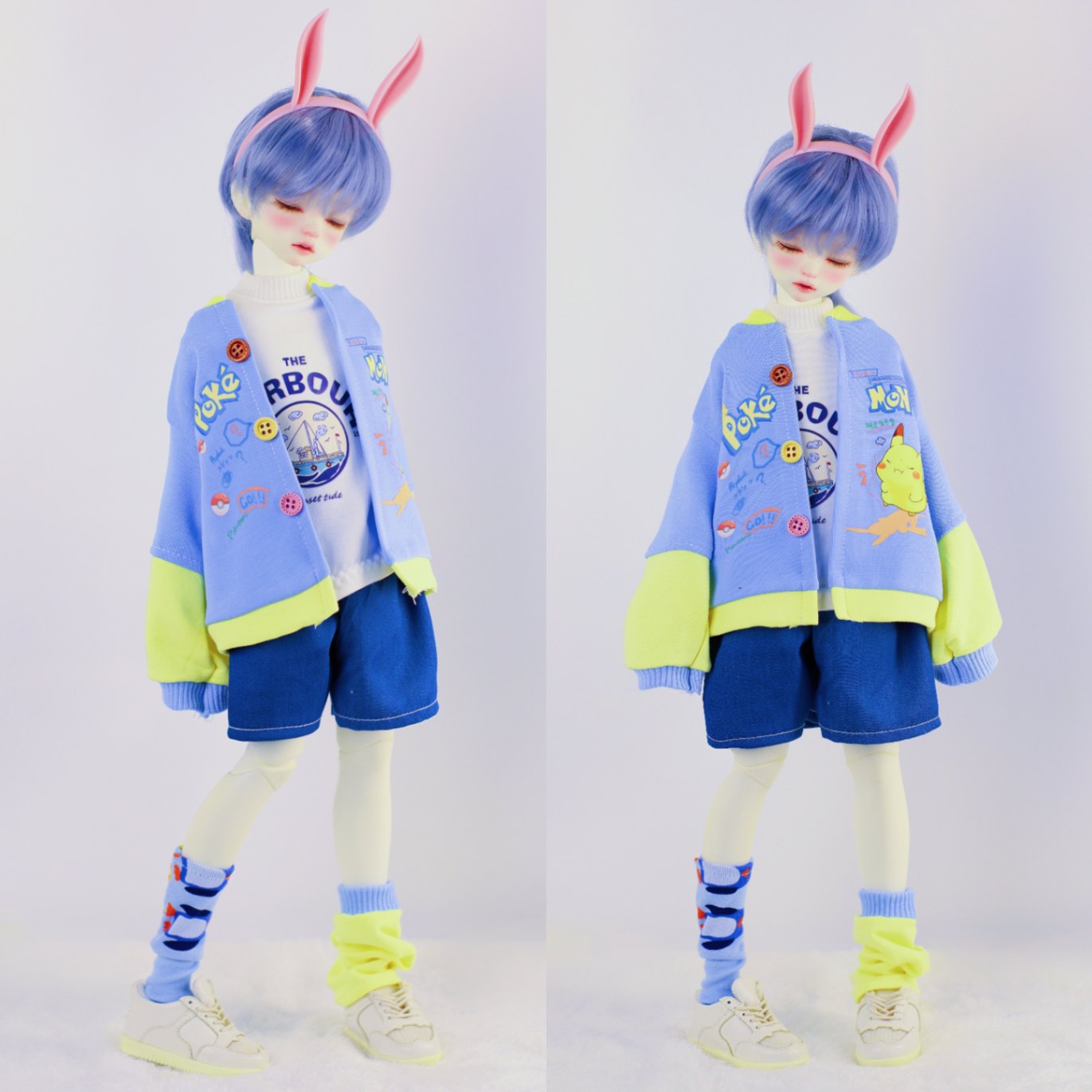 AF10717【xq】幼SD，MSD用洋服4点セット