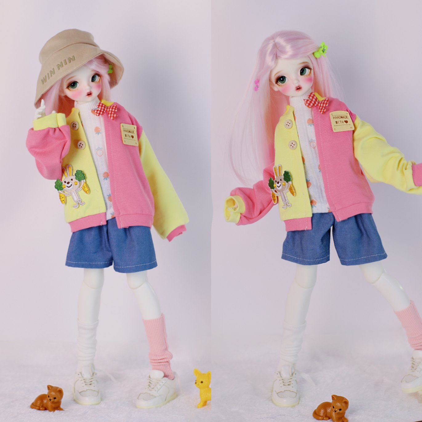AF10726【xq】幼SD，MDD,MSD用洋服4点セット