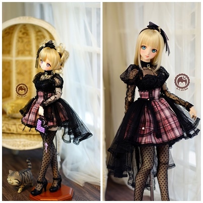 AF10748【mu】1/3MSD/MDD,DD（S/L/M），SDGR女用洋服5点セット