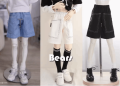 AF10749【Bears】MSD,SD, 1/3,  70cm, id75, LOONG SOUL73ド-ル用半ズボン