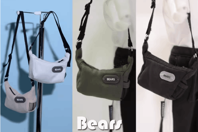 KM1753【Bears】1/4, 1/3,  70cm, id75ド-ル用カバン