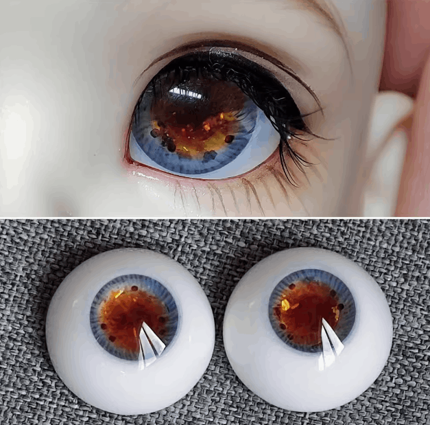 EYER549【xl】ドール用セメントアイ12~18ｍｍ