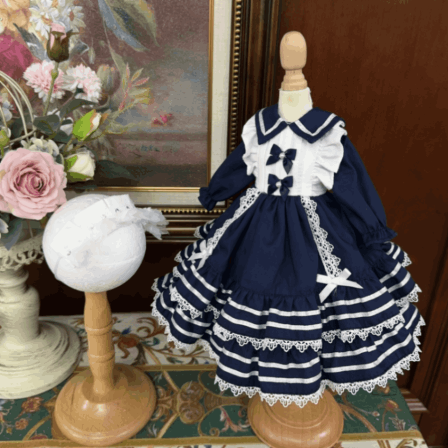 AF10771【Xmya】1/3Blythe,SD/DD,MSD,幼SD洋服2点セット