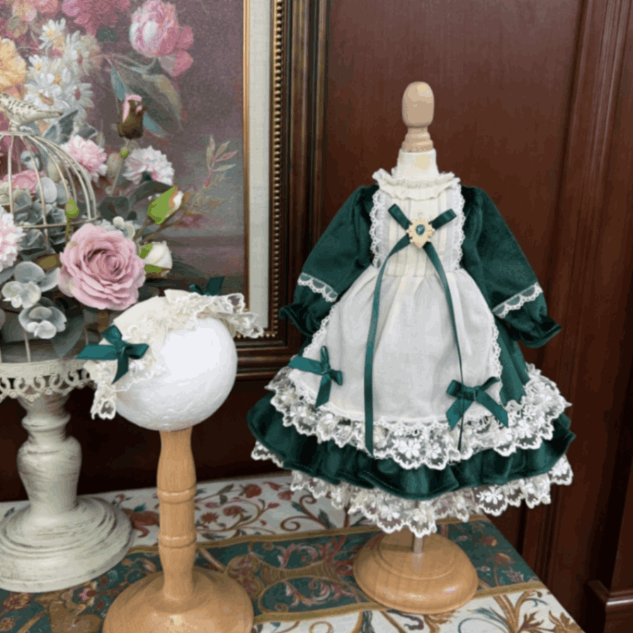 AF10772【Xmya】1/3Blythe,SD/DD,MSD,幼SD洋服2点セット