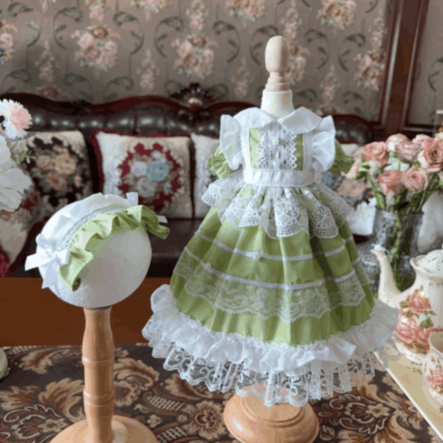 AF10776【Xmya】1/3Blythe,SD/DD,MSD,幼SD洋服2点セット