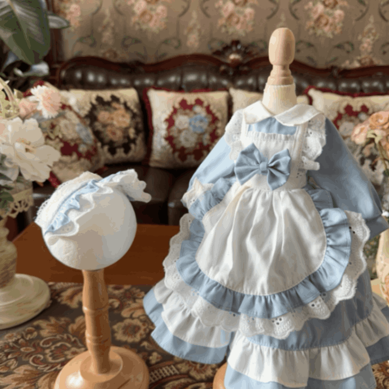 AF10777【Xmya】1/3Blythe,SD/DD,MSD,幼SD洋服2点セット