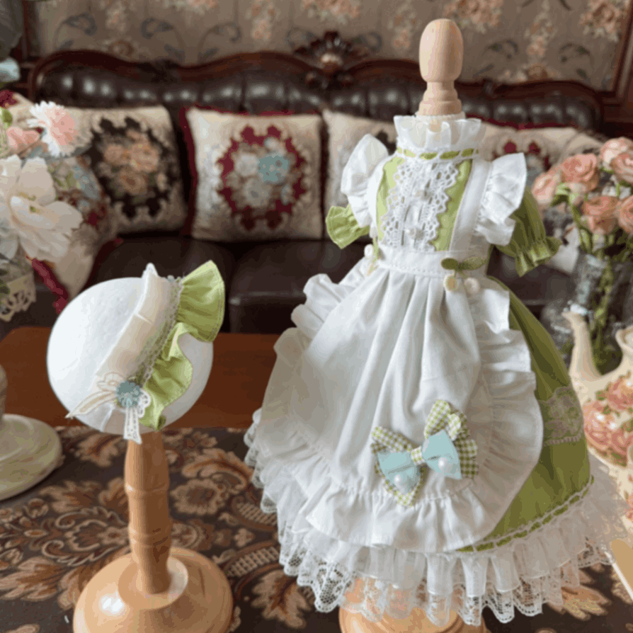 AF10778【Xmya】1/3Blythe,SD/DD,MSD,幼SD洋服2点セット