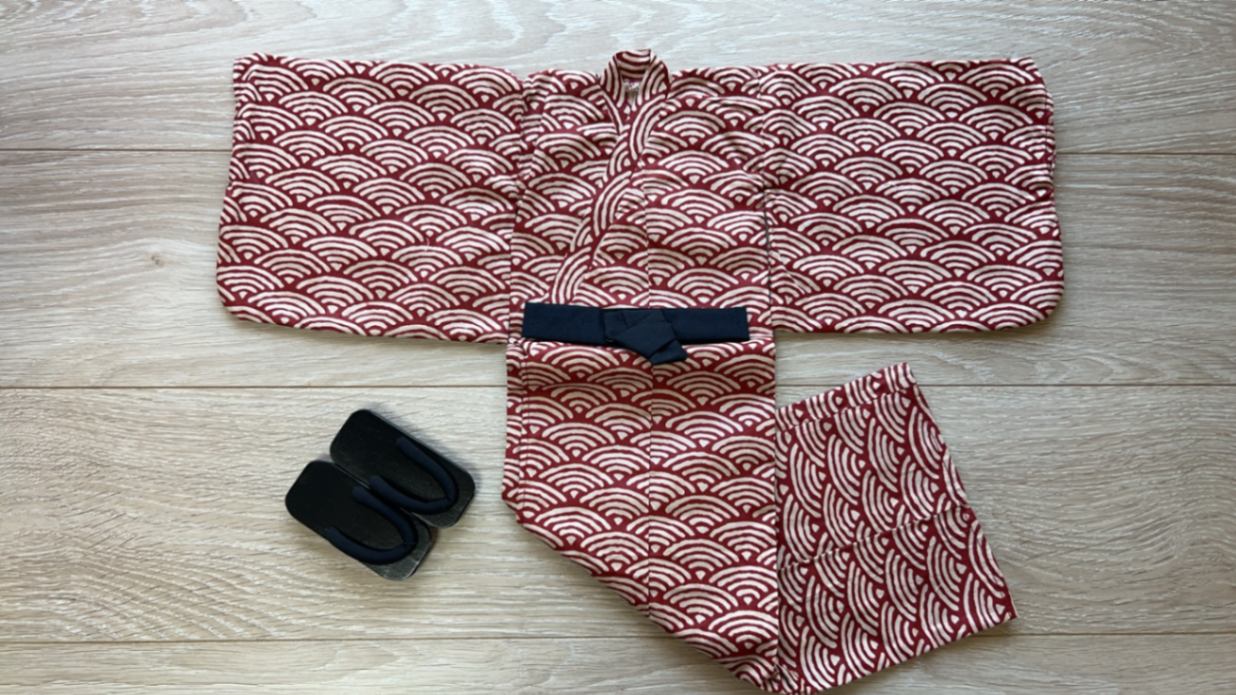 即納品浴衣+下駄 （草履）お得セット24 (SD17)