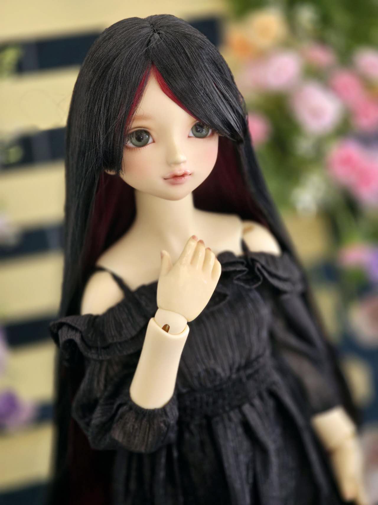 U-4543【SEN】1/3ドール(頭囲22~23cm)用ウィッグ