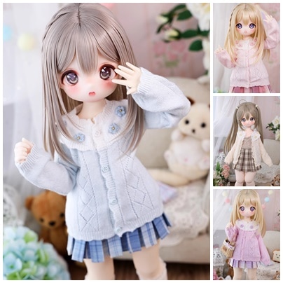 AF10788【SALA】1/4★MSD、MDD用カーディガン