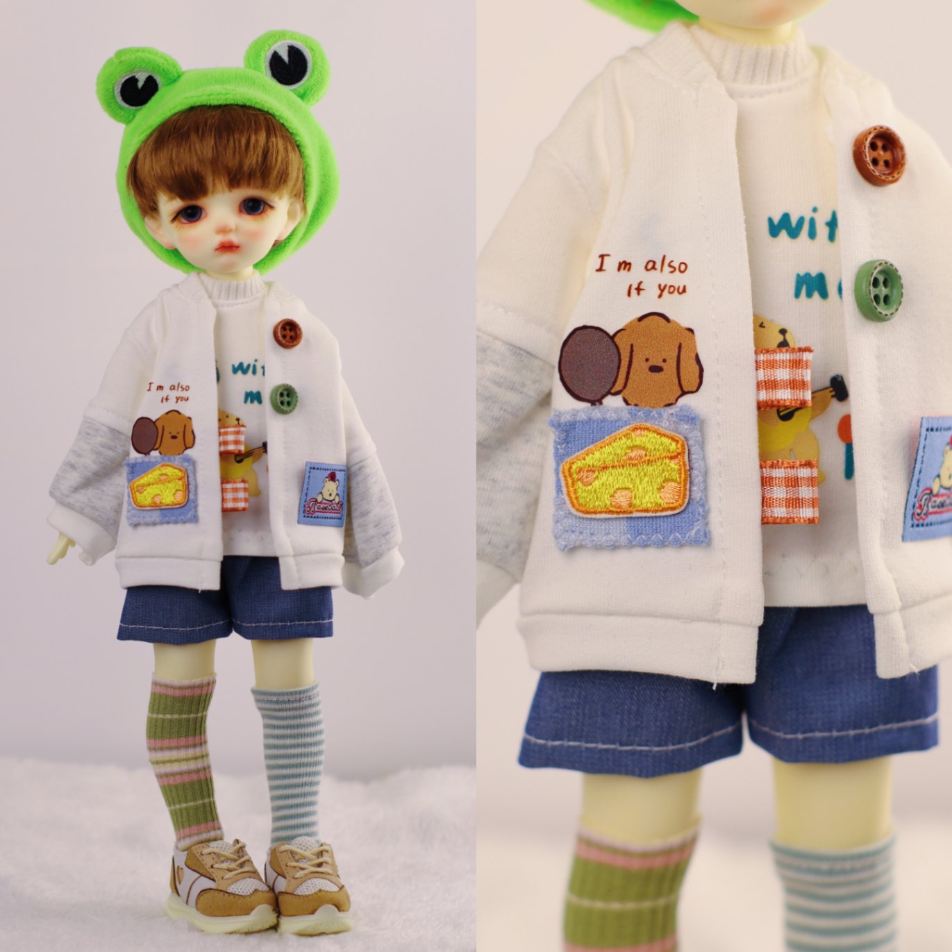 AF10805【xq】幼SD用洋服4点セット