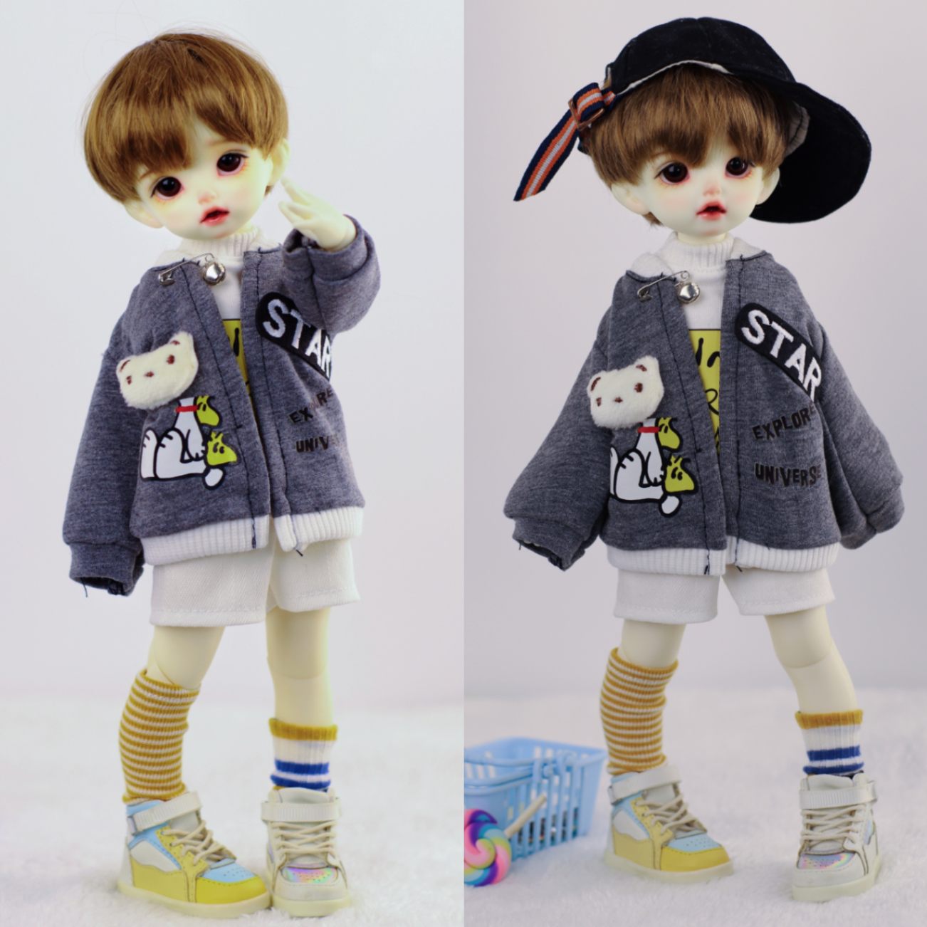 AF10818【xq】幼SD用洋服4点セット