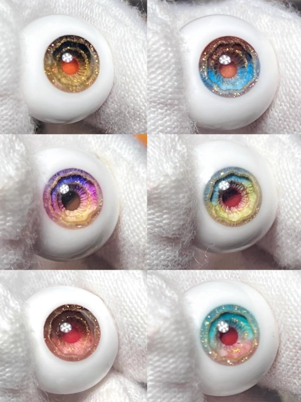 EYER562【xx】ドール用セメントアイ10~22ｍｍ