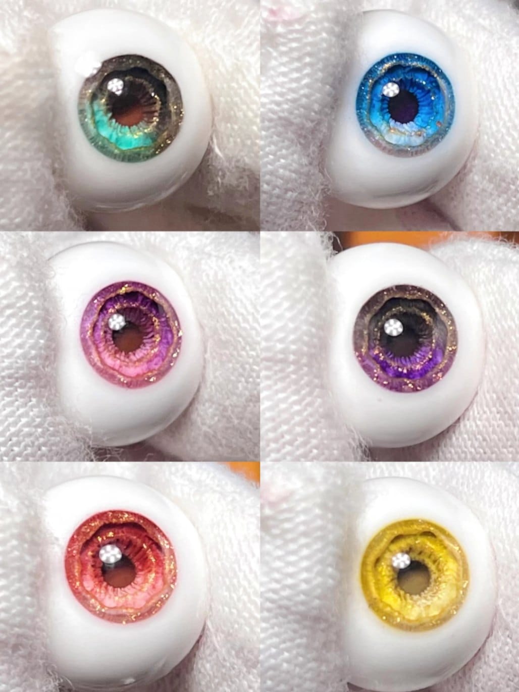 EYER564【xx】ドール用セメントアイ10~22ｍｍ