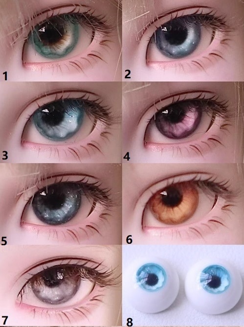 EYER569【xx】ドール用セメントアイ14~16ｍｍ