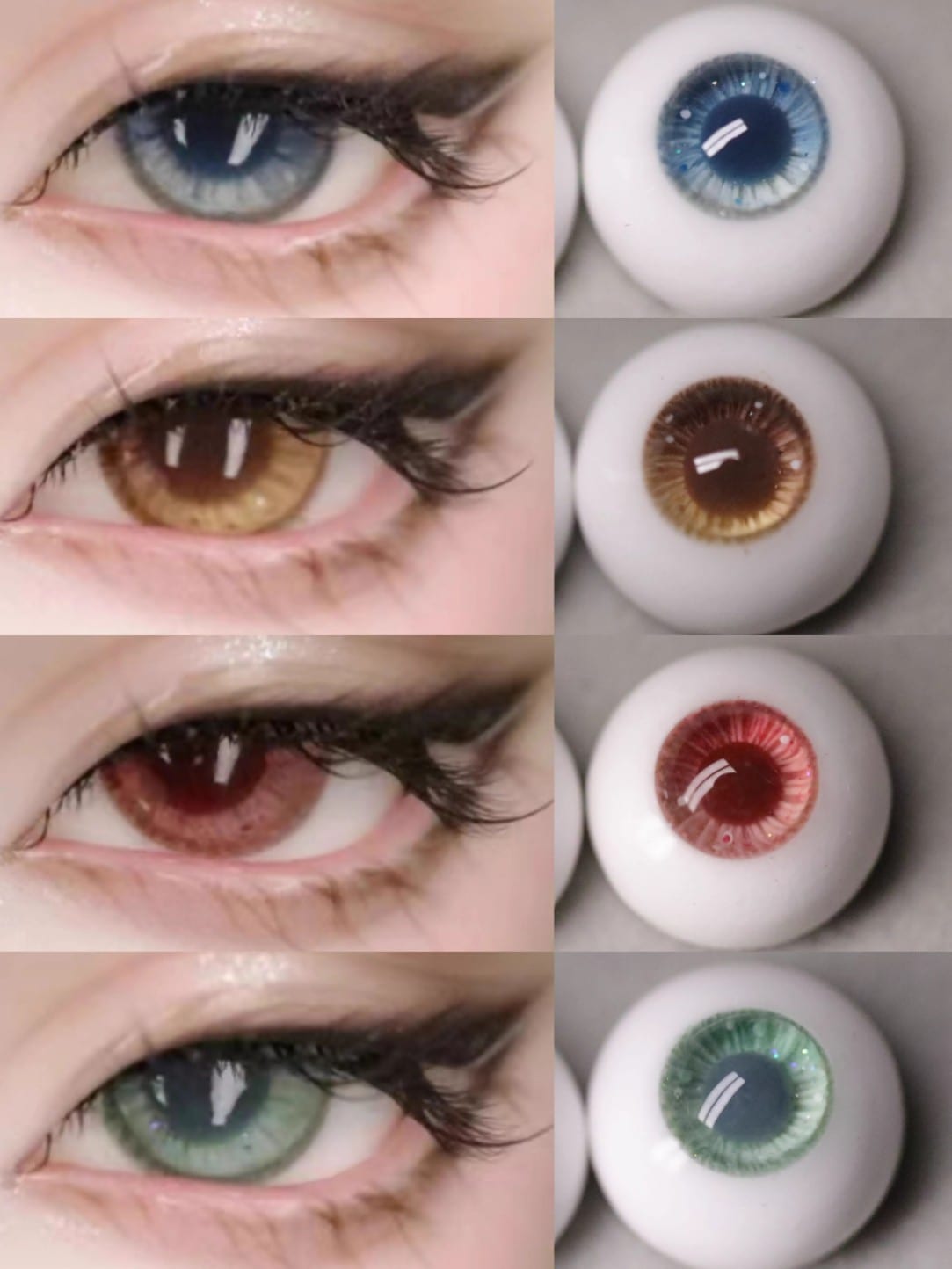 EYER573【xx】ドール用セメントアイ12~16ｍｍ