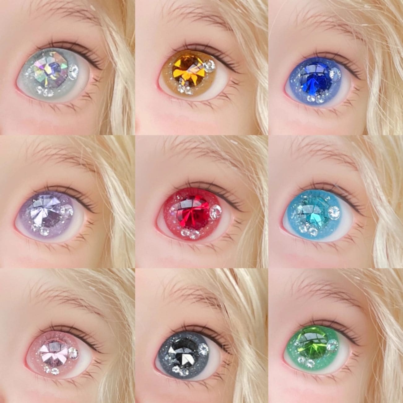 EYER574【xx】ドール用セメントアイ10~18ｍｍ