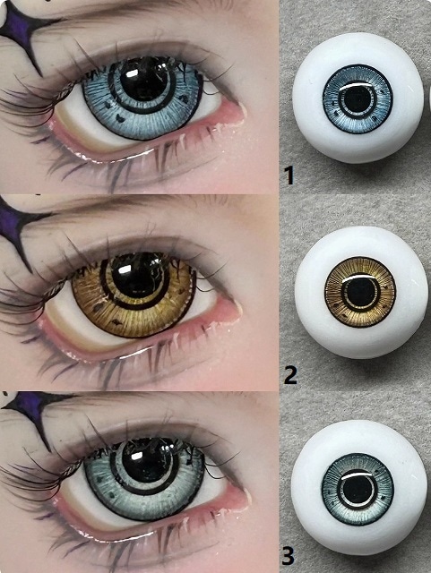 EYER581【xx】ドール用セメントアイ12~16ｍｍ