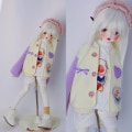 AF10878【xq】幼SD，MSD用洋服4点セット