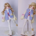 AF10885【xq】幼SD，MSD用洋服4点セット