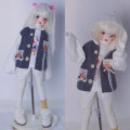 AF10890【xq】幼SD，MSD用洋服4点セット