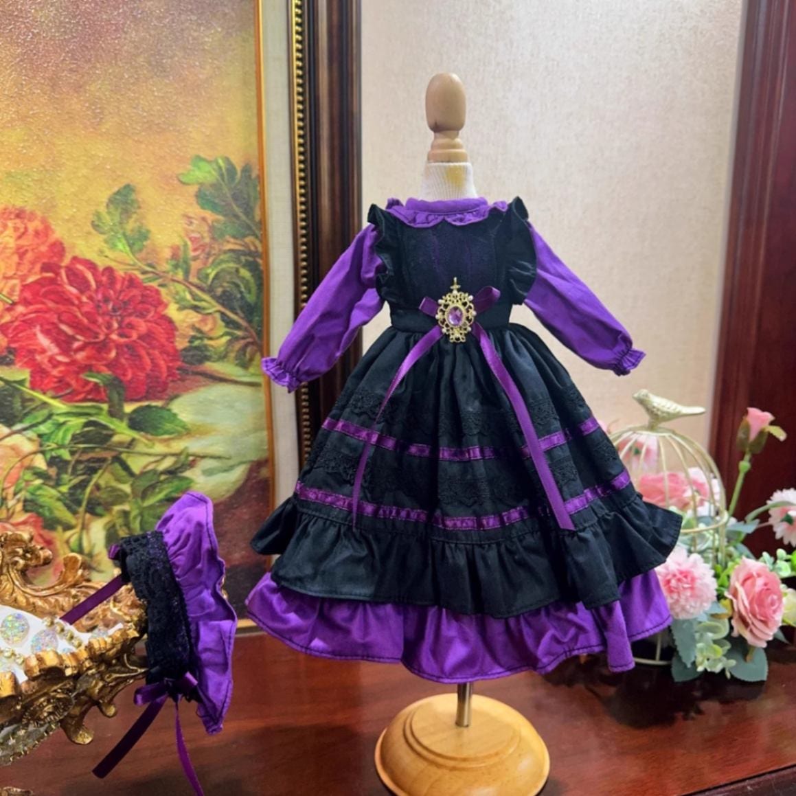 AF10921【Xmya】1/3Blythe,SD/DD,MSD,幼SD洋服2点セット