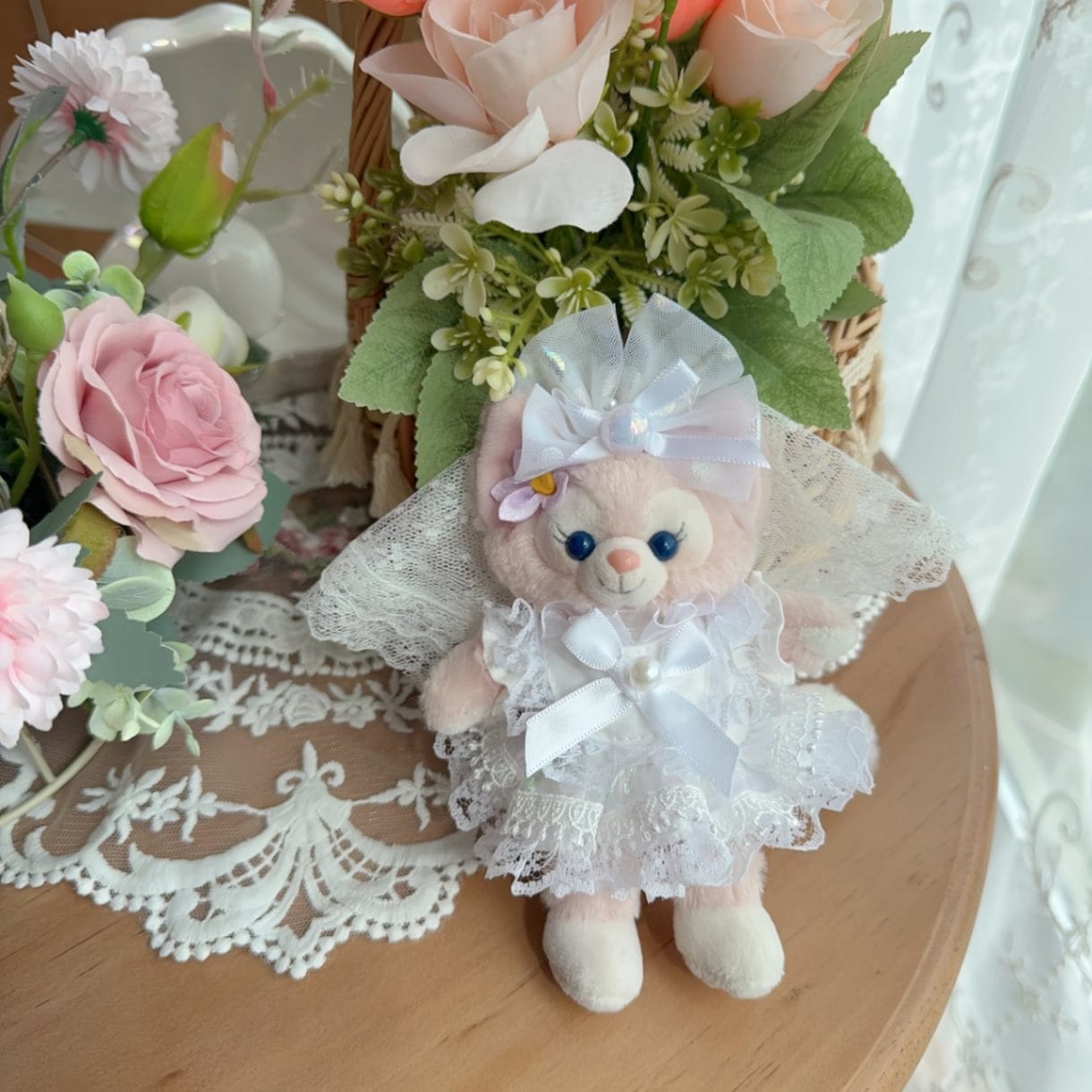 ysk0029【Xmya】ストラップキーホルダー  ダッフィー、ステラルー 洋服２点セット