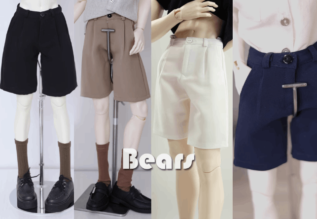 AF10971【Bears】1/4MSD, 1/3,  70cm，ID75, LOONG SOUL73ド-ル用半ズボン