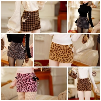 AF10981【mu】1/3MSD/MDD，PUYOODOLL,DD（S/L/M）,DDDY，SDGR女，SD16女用スカ－ト（6色あり）