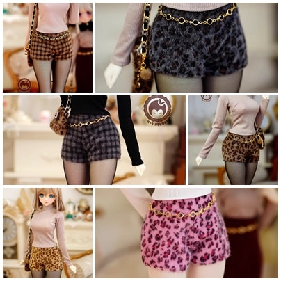 AF10983【mu】1/3DD（S/L/M）,DDDY，SD16女用半ズボン（6色あり）