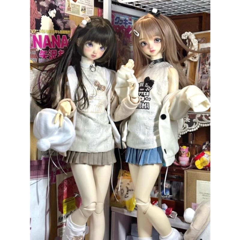 即納品AF10999【ils】1/3洋服7点セット（ベージュ/SD/DD）