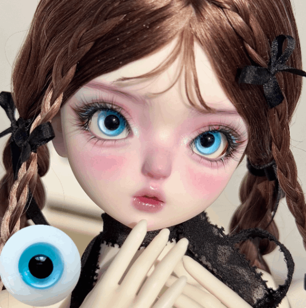 EYER582【xkm】ドール用グラスアイ12~18ｍｍ