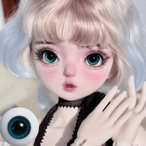 EYER583【xkm】ドール用グラスアイ12~18ｍｍ