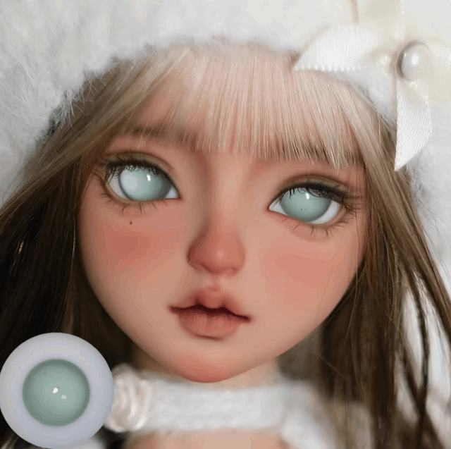 EYER594【xkm】ドール用グラスアイ12~18ｍｍ