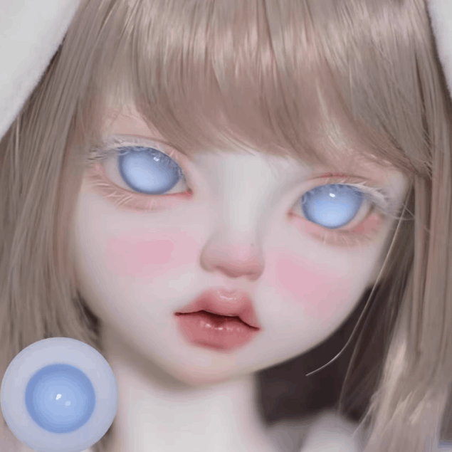 EYER597【xkm】ドール用グラスアイ12~18ｍｍ