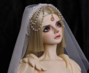 KM1778【FS】1/3幼SD,MSD,MDD,SD/DD用ウェディングベール