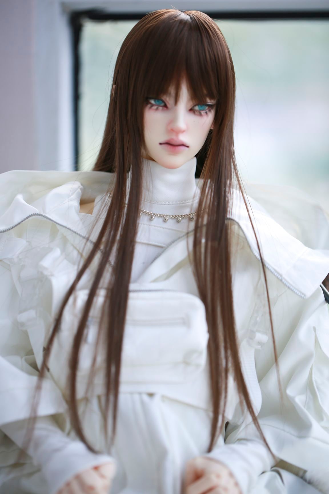 U-4589【P.K】1/3ド－ル用(頭囲22~24cm)用ウィッグ