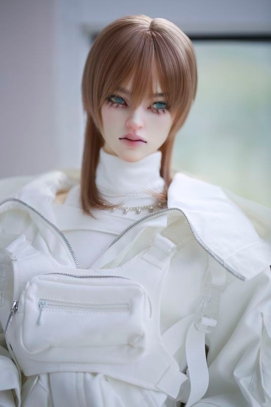 即納品(ウィッグ)U-4584【P.K】1/3ド－ル用(頭囲22~24cm)用ウィッグ