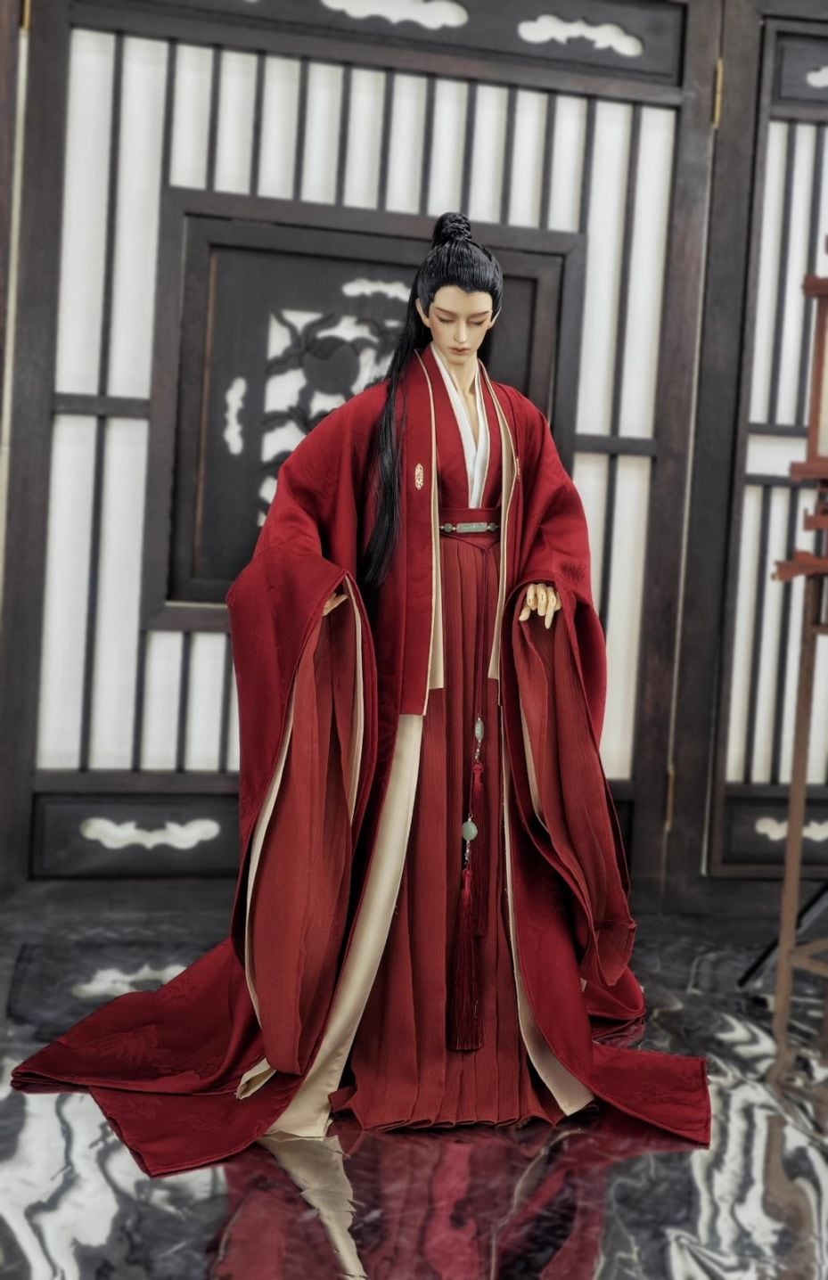 AF11044【十四家】SD13,SD17,70/75cm，id75cm用中華ドレスセット