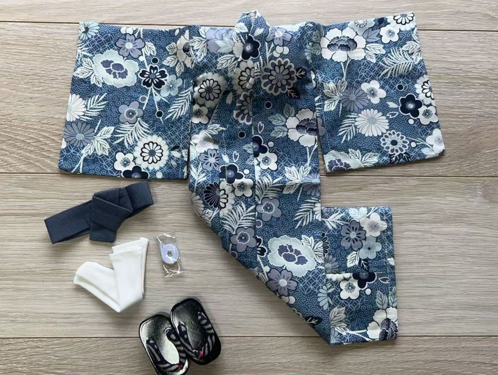 即納品浴衣+下駄 （草履）お得セット3 (MSD男)