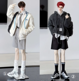 KT-XL-244【KAKA】id75ドール用靴（2色あり）