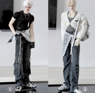 KT-XL-245【KAKA】id75ドール用靴（2色あり）