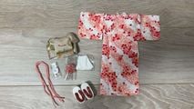 即納品浴衣+下駄 (草履)お得セット31 (幼SD女)