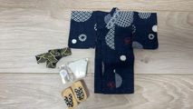 即納品浴衣+下駄 (草履)お得セット42 (幼SD男)