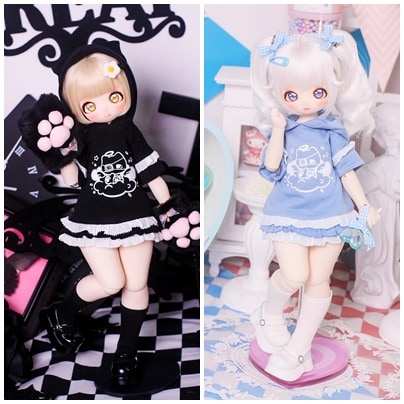 AF11087【ils】1/4★MSD/MDD用パーカー (2色あり)